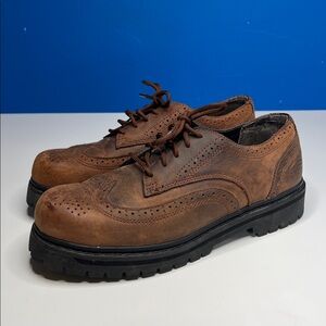 Skechers Brown Chugga Men's Oxfords steampunk traditional academia y2k 90s 8.5